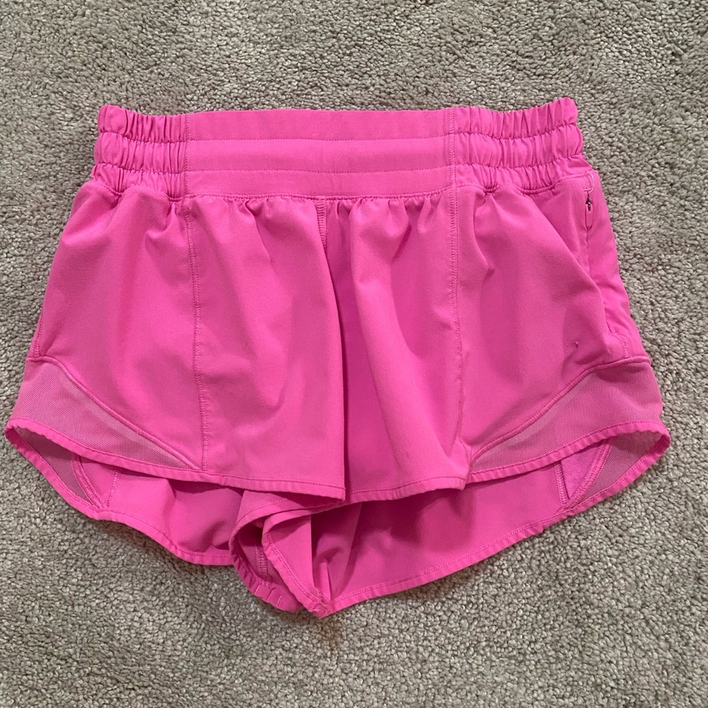 SUPER RARE Lululemon dark prism pink short